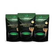 Tenju Ceremonial matcha  Set 3 ซอง ผงมัทฉะ มัทฉะเกรดพิธีการ จากญี่ปุ่น (ตรา เทนจู)