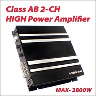Car Amplifier 2-CH 3800W
