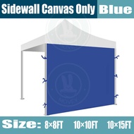 「Stock Ready In M’Sia」8x8 Ft Canopy Side Wall Only Transparent Canopy Fabric 10x10 Ft Canopy Side Wa