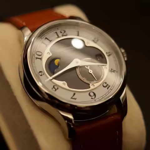VAGER HAUERS Watch of Men Mechanical Wristwatches Droplet-shaped hands Automatic Water-Resistant