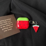 Korean Creative Watermelon Pendant Protective Case for Airpods 4 3 2 1 Airpods Pro 4 3 2 1 Airpod2 E