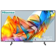 HISENSEทีวี U6K ULED (55", 4K, Google TV, ปี 2023) รุ่น 55U6K