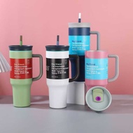 Aesthetic Stainless Steel Tumbler 1200ml With Fancy 2in1 Lid / Jumbo Tumbler 30 OZ 2 ways to drink h