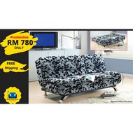 [ShopeeChoice] SOFA BED / 2 IN 1 FOLDABLE SOFA BED / 3 SEATER SOFA BED / FOLDABLE SOFA BED / SOFA LIPAT MURAH