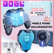 [READY STOCK] MEMO DL01/DL88 Mobile Phone Radiator Game Handle Mini Controller With Cooling Fan Gami
