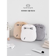 韓國livework可愛貓咪口紅化妝包便攜藍牙耳機數碼大容量收納包
