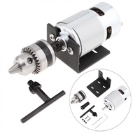 12-24V Mini Hand Drill 775 DIY Lathe Press Motor with B10 Drill Chuck, Mounting Bracket, DIY Small B