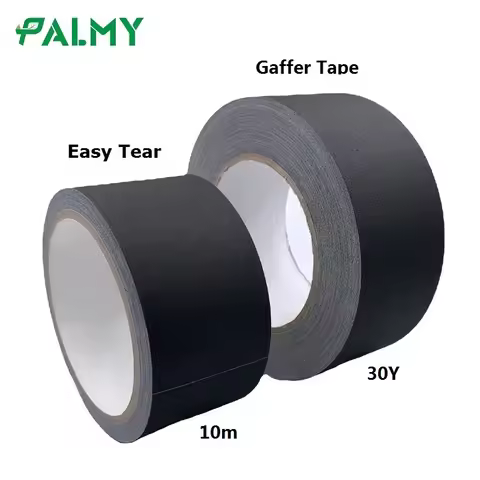 30Yards Premium Heavy Duty Gaffer Tape Non-Reflective Multipurpose Waterproof Floor Tape For Electri