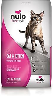 Nulo Freestyle Cat &amp; Kitten Food, Premium Grain-Free Dry Small Bite Kibble Cat Food, High Animal-Based Protein with BC30 Probiotic for Digestive Health Support, 14 Pound (Pack of 1)