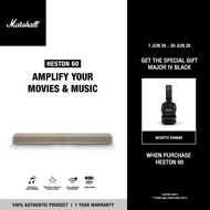 [NEW ARRIVAL] MARSHALL HESTON 60 SOUNDBAR with Dolby Atmos - CREAM