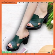 Women thick high Heels sandals perempuan kasut 6cm heels