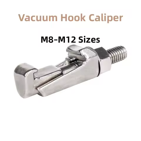 ISO Vacuum Hook Type Caliper 304 Stainless Steel Vacuum Caliper Screw Quick Mount Type C Clamp Hook 