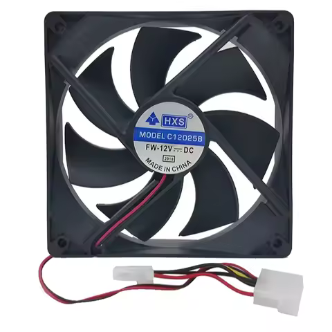PC Computer Case 12025s 12cm 120mm 120x25mm DC 12V black 4Pin male/female Cooling Fan