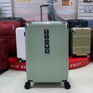 Cougar 美洲豹 髮絲紋綠色 行李箱ABS+PC、鋁合金拉桿、TSA海關鎖、專利萬向減震輪 25吋