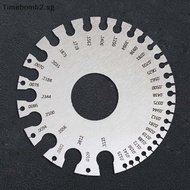 TBHB  0-36 Round AWG SWG Wire Gauge Thickness Ruler Gauge Diameter Stainless Steel Measurer Tool .
