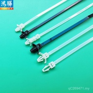 Good Pin Type White Sheet Metal Easy-to-Thread Pin Type Industrial Nylon Car Firmness Cable Tie Cabl