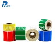 Adhesive Handwritten Waterproof Equipment Blank Label Sticker Matte Silver Asset Fixing Sticker pet 