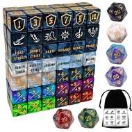 90 Piece MTG Counter Dice Set - Ability Keyword Counter -11 Life Counter Shield Counter MTG Design D