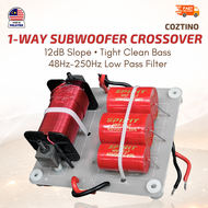 COZTINO 1 Way 12dB Passive Subwoofer Crossover 48-250Hz Butterworth PA Compatible