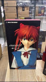 全新 Medicom Toy Rah 502 Asuka Shikinami Langley  Eva 2.0 明日香 制服版 式波 新世紀福音戰士