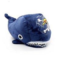 YJacuing 12in Anime One Piece Blue Whale Laboon Plush, Cute Cuddly Soft Stuffed Collectible Animal P