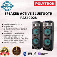 NEW SPEAKER AKTIF POLYTRON PAS 10D28 PAS10D28 PAS-10D28 RADIO FM