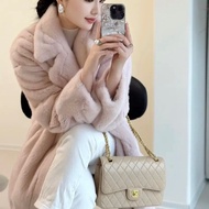 chanel vintage 奶茶色金扣 cf 鏈條26*19 98新配件保卡塵袋