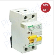 Haco R7-263/30 อุปกรณ์ป้องกันไฟรั่ว-ไฟดูด HACO รุ่น R7-263/30 สีขาว RCDs 2P 63A 30mA Time Tripped 0.