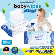 wipes bayi 🌍Mamakiddies Baby Wipes 100pcs Per Pack Baby Tissue Baby Wet Tissue Tisu Basah