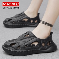 VMAL รองเท้าสลิปเปอร์ฤดูร้อนผู้ชายรองเท้าแตะชายหาดกันป้องกันการลื่น Sepatu Kebun รองเท้าแบบมีรูระบาย