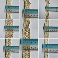 Small Knitted Lace Size 1cm to 4cm price Per Yard