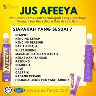 [ 2 Botol ] JUS AFEEYA - Minuman Campuran Semulajadi Yang Diperkaya Dengan Sea Buckthorn Dan Arabic 