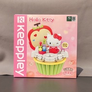 Genuine Enlightenment Building Blocks Sanrio K0-K0 Kuromi Wish Peace Hello Kitty Children Assemble P