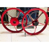 HYLOS MALAYSIAN H53E RED MAGS FOR HONDA CLICK125i FR-1.40X17 RR-1.40X17