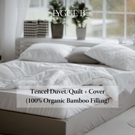 HyggeB™ Bamboo Tencel Duvet Insert/Quilt + Cover Set