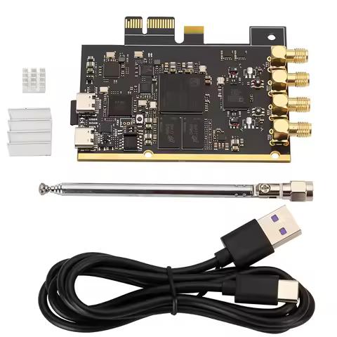 New PCIE SDR 70MHz-6GHz Zynq7010 + AD9363 2T2R SDR Software Defined Radio Compatible with ADALM-PLUT
