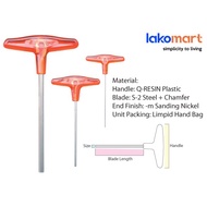 T-Handle Long Series Allen Key (2.5-10.0mm)
