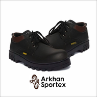 Sepatu Safety Pria Ujung Besi Type Pendek By Arkhan Sportex