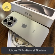 Iphone 15 Pro 128GB Ibox Second - Natural Titanium