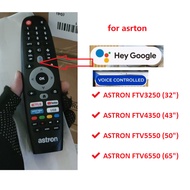 for Astron  Smart TV Google TV Remote Control for FTV3250 / FTV4350 / FTV5550 / FTV6550
