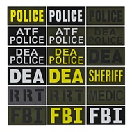 FBI Tactical Morale Badge Law Enforcement Department Safety Uniform Patch Tactical Vest Sticker Rear
