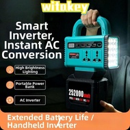 WITAKEY 120W Portable Power Inverter, AC Power Outlet Digital Voltage Display Battery Power Inverter