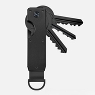 Smart Metal Key Organizer with Screwdriver Minimalist Keychain Holds 2-6 Keys Keys Bag for Keys Less