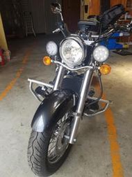 KAWASAKI 火神 VN650 VN900 經典版 圓形9LED 哈雷款超亮 霧燈 含專用支架  1組2個