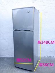 二手雪櫃 (( 148CM高 迷你雪櫃 ｛包送貨