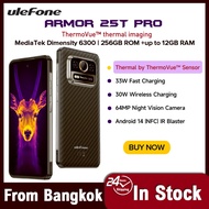 Ulefone Armor 25T Pro 5G Durable Smartphone Thermal Imaging 33W 50MP+64MP NFC Waterproof Android 14 