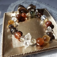 【橫財正財 升職 防小人】閃靈鑽 魔鬼髮 金鈦晶 彩髮晶 黑金星