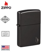 Zippo Armor® High Polish Black Flame Design