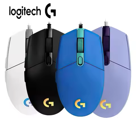 Logitech G102/G203 Second Generation Wired Esports Gaming Mouse Mechanical Peripherals