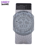 【HDS01】E6B flight computer aviation plotter slide rule for aviation flight training
